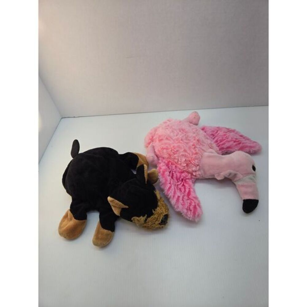 Dream Flamingo and Dog Hand‎ Stage FIVE FINGER PUPPET STUFFED PLUSH Toy